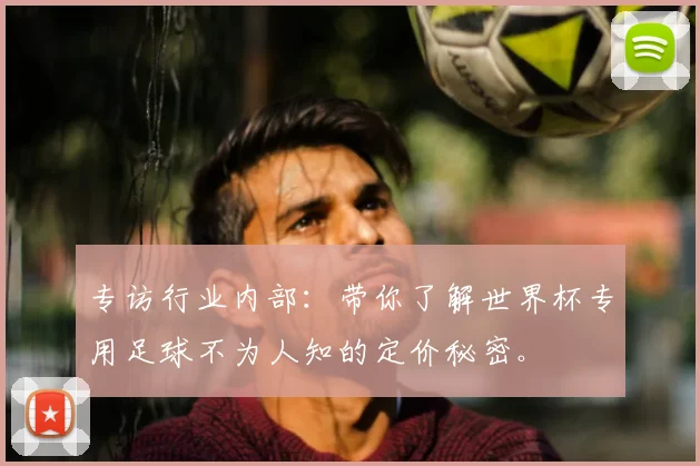 专访行业内部：带你了解世界杯专用足球不为人知的定价秘密。